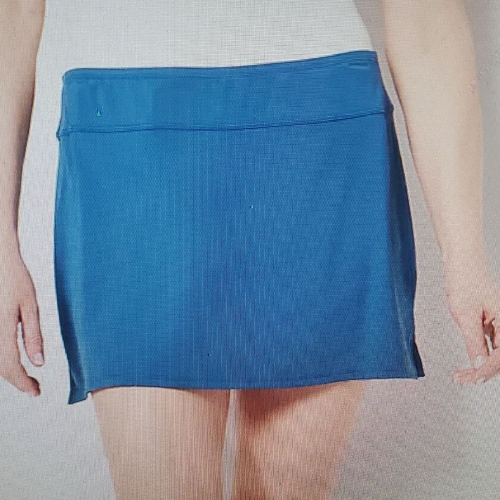 Jantzen Blue Side Slit Swim Over Skirt 12